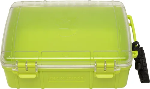 Vista 8 de geckobrands Caja seca impermeable, grande, color negro