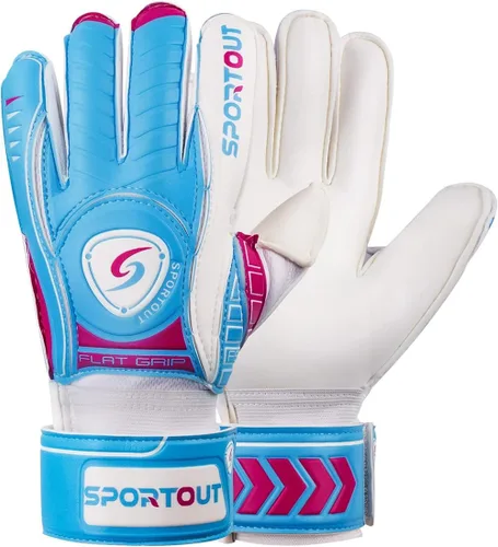 Vista 12 de Guantes de Portero Sportout con Protección de Dedos, Guantes de Fútbol Respirables, Látex de 4mm, para Niños, Jóvenes y Adultos