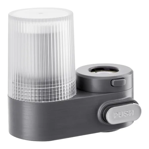 Vista 9 de Happybuy Grifo - Filtro de agua de montaje, purificador de agua vertical para fregadero, filtro de fibra de carbono certificado NSF, elimina