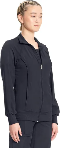 Vista 53 de Infinity by Cherokee 2391A - Chaquetas médicas con cremallera frontal para mujer, tela elástica en 4 direcciones
