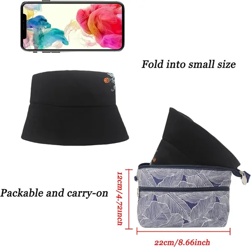 Vista 176 de ZLYC Gorra de pescador bordada de moda unisex para hombres y mujeres