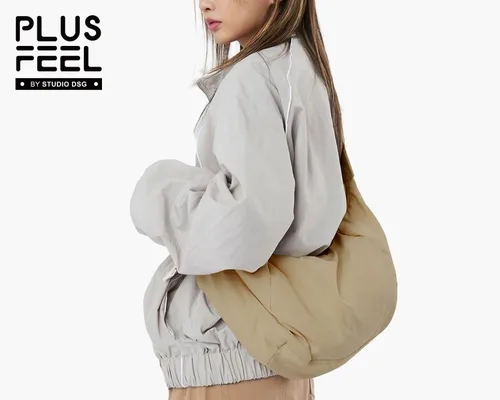 Vista 2 de Plusfeel Bolsos cruzados acolchados para mujer, bolso de hombro grande de moda estilo Hobo Crescent