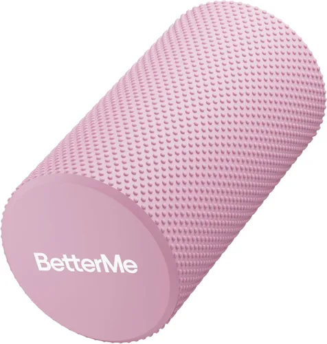 Vista 10 de BetterMe - Rodillo de espuma para recuperación muscular, rodillo de ejercicio de alta densidad para espalda y piernas, rodillo de masaje de tejido