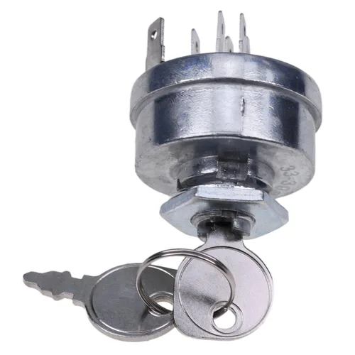 Vista 3 de Interruptor de llave de encendido AM38227 33-398 430-110 compatible con John Deere 316 318 420-108 111 111H 112 112L 116 116H S910 S930 GS25 WG32A