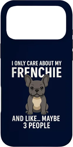 Vista 22 de I Care About My Frenchie & 3 People French Bulldog Owner Case for iPhone XR