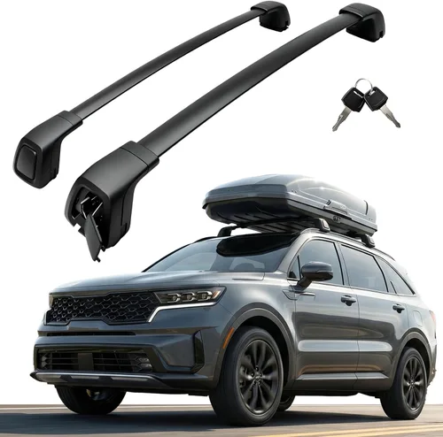 Vista 12 de Barras Transversales de Techo Actualizadas Compatibles con Volvo XC40 2018-2025, Barras Cruzadas Cerrables para Equipaje, Accesorios para Carga