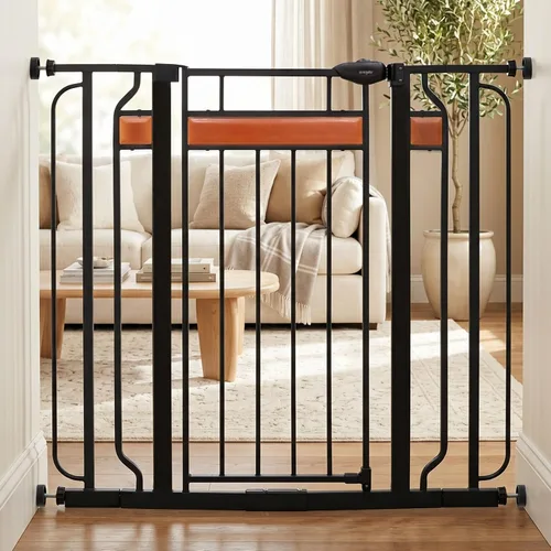 Vista 16 de Regalo Easy Step - Puerta para bebé, decoración arqueada extra alta, incluye kit de extensión de 4 pulgadas, kit de montaje a presión y 4 kit