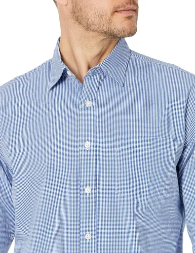 Vista 4 de Tienda Essentials - Camisa de popelina para hombre, informal, de manga larga, con ajuste regular