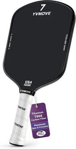 Vista 11 de YVmove 16mm Kevlar T700 Carbon Fiber Pickleball Paddle, USAPA Approved