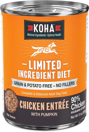 Vista 14 de KOHA Dieta de Ingredientes Limitados Entrada de Carne de Res para Perros - Comida Húmeda para Perros Sin Granos Sin Rellenos - Comida para Perros