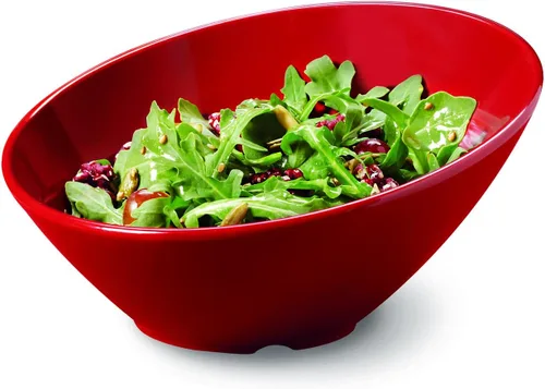 Vista 48 de G.E.T. B-792-W - Cuenco en ángulo para servir en cascada para ensaladas, arroz y postre, 24 onzas / 9.25 pulgadas, color blanco