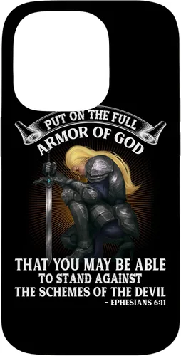 Vista 17 de Laying Down The Full Armor of God Case for iPhone 17
