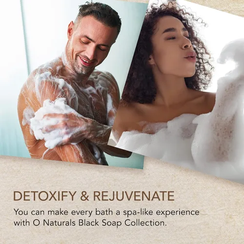 Vista 5 de O NATURALS Jabón en barra 100% natural, set de regalo, ingredientes orgánicos y aceites esenciales, regalos de spa para mujeres y hombres, gel