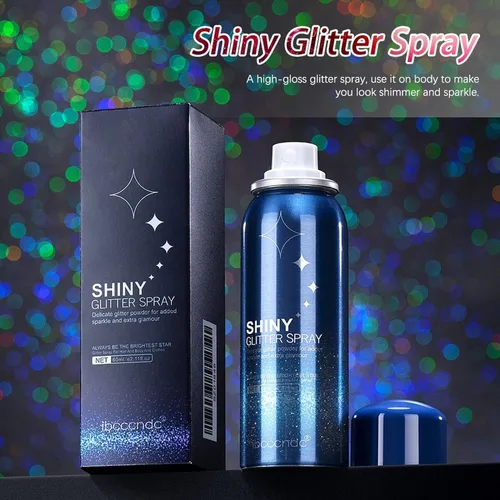 Vista 7 de Corleone Purpurina corporal, spray de purpurina brillante para el cabello, polvo iluminador, brillo brillante, spray para el cabello, maquillaje