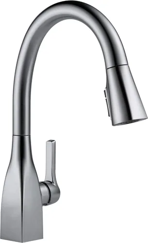 Vista 10 de Delta Faucet Mateo Touch - Grifo de cocina de níquel cepillado, grifos de cocina con rociador extraíble, grifo de fregadero de cocina, grifo táctil
