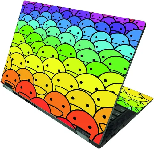 Vista 33 de MightySkins Skin compatible con Lenovo IdeaPad Flex 5 2 en 1 de 15 pulgadas (2021) - Humo brillante Funda protectora de vinilo duradera y única