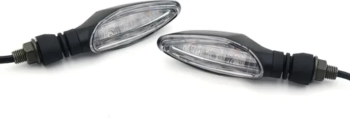 Vista 9 de Luz de señal de giro LED universal para Kawasaki para Honda para Yamaha para Suzuki - Lente ámbar