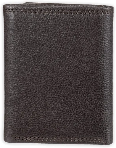 Vista 3 de Haggar Cartera triple RFID de cuero para hombre