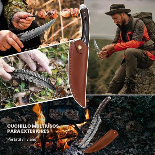 Vista 3 de Cuchillos de chef profesionales, cuchillo de deshuesado de plumas