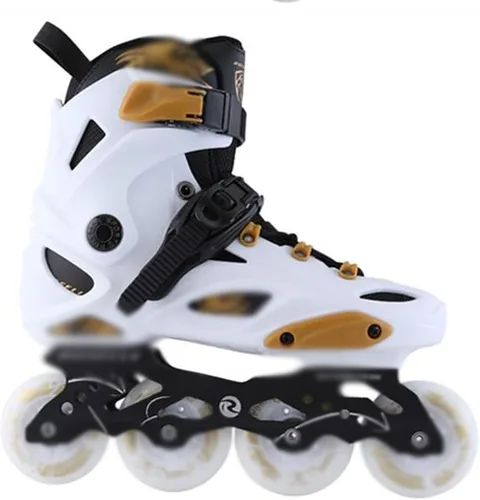 Vista 10 de Patines en línea para adultos para hombres y mujeres, tamaño ajustable, patines en línea cómodas, patines para interiores y exteriores