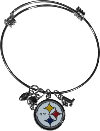 Vista 25 de Siskiyou NFL womens Charm Bangle Bracelet Color del
