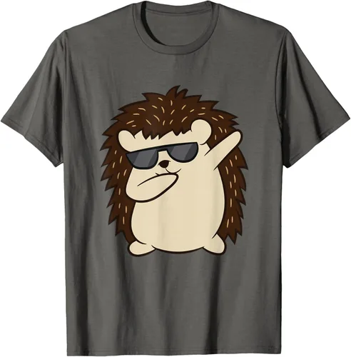 Vista 85 de Dabbing Hedgehog Funny Hedgehog Camiseta S