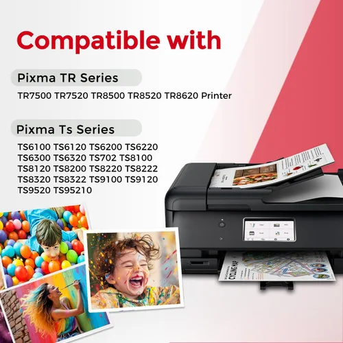 Vista 2 de Paquete de 10 cartuchos de tinta 280XXL 281XXL 280 281 XXL para TR8620a TR8600 TR8620 TR8520, reemplazo de tinta para Canon PGI-280 CLI-281 XL