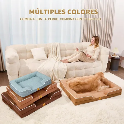 Vista 7 de Sofá para perros y gatos, sofá lavable para mascotas pequeñas, 30 Acogedora cama estilo sofá con lados elevados, amortiguación de felpa y una funda