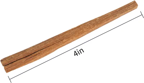 Vista 2 de Palitos de sándalo de alta resina cosechada salvaje, barra de manchas perfecta para medición, yoga u oración, sándalo perfumado a luz natural
