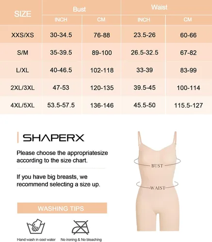 Vista 4 de SHAPERX Body para mujer con control de abdomen, sin costuras, esculpiente, moldeador, camiseta sin mangas