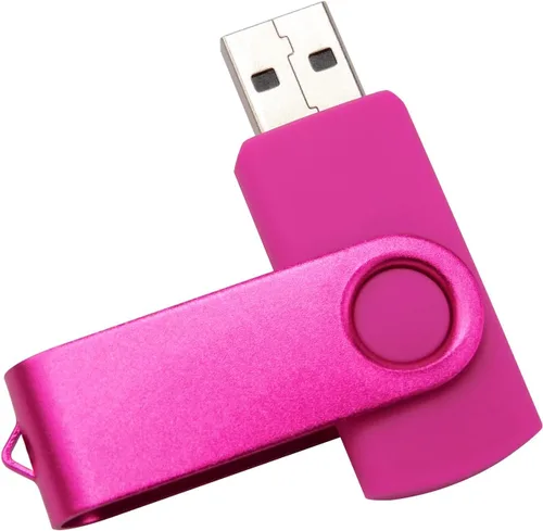 Vista 2 de Unidad flash USB de 1 GB (rosa)
