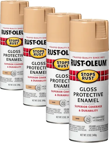 Vista 120 de Rust-Oleum 7776830 - Pintura en aerosol para prevención del óxido, 12 onzas, negro plano