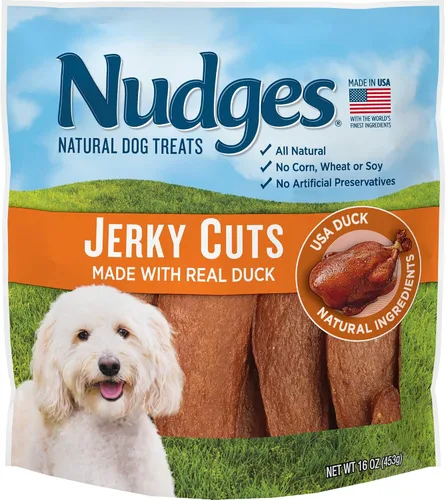 Vista 17 de Blue Buffalo Nudges Jerky Cuts - Golosinas para perros de pollo y pato