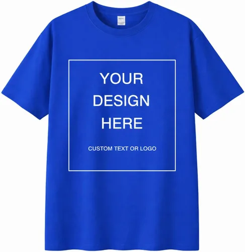Vista 15 de Maydear Camiseta básica de algodón de manga corta con cuello redondo casual liso para hombre y mujer, camiseta esencial para uso diario Gris