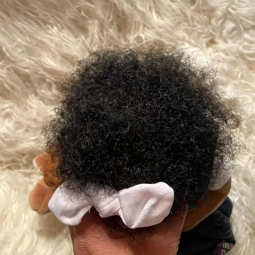 Vista 6 de Muñecas afroamericanas Reborn de 20 pulgadas, cuerpo completo, vinilo de silicona, niña negra, durmiendo, realista, recién nacido, muñeca que se ve