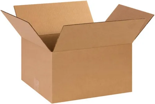 Vista 12 de Aviditi 1286 corrugado Caja, 12 pulgadas longitud x 8 pulgadas ancho x 6 pulgadas Altura, kraft (Paquete de 25)