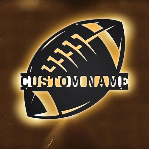 Vista 14 de Nombre Personalizado 7 Colores Lámpara de Béisbol Arte de Pared de Béisbol Personalizado Luz Nocturna Letrero de Nombre LED Regalo para Hombres
