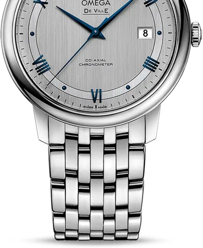 Vista 4 de Omega Prestige Co-Axial - Reloj automático para hombre con esfera plateada 42410402002001