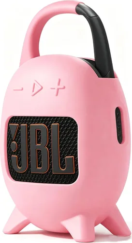 Vista 13 de Geiomoo Funda de transporte de silicona para JBL Clip 5, funda protectora portátil resistente a rayones y golpes (negro)