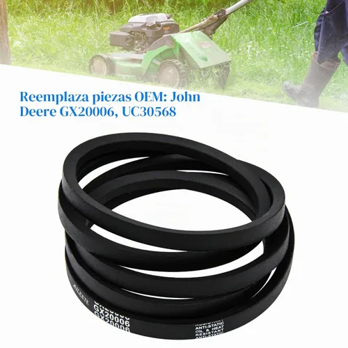 Vista 3 de GX20006 UC30568 Correa de transmisión 1/2 "x 89" para John Deere D110, D120, D125, D130, D140, D155, D160, D170, L110, L111, L118, L120, L130