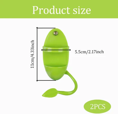 Vista 2 de 2 soportes para huesos de cuttlebone para jaulas de pájaros, soporte de plástico para alimentos para huesos de cuttlebone para pájaros, periquitos