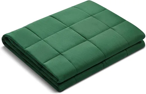 Vista 2 de TONGDADA Manta con peso para niños, 40 x 60 pulgadas, 10 libras, para niños de entre 80 y 125 libras, material de algodón de primera calidad