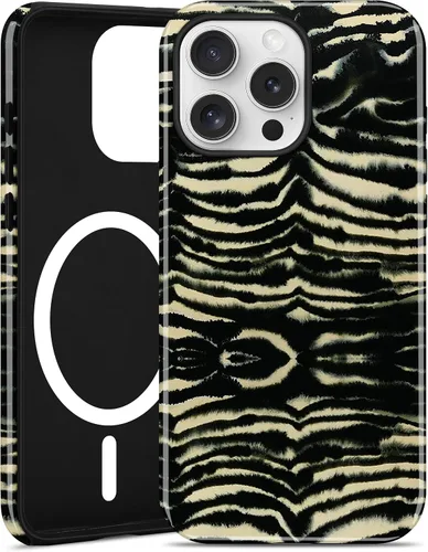 Vista 19 de Jusy Funda magnética Zebra para iPhone XR, color negro