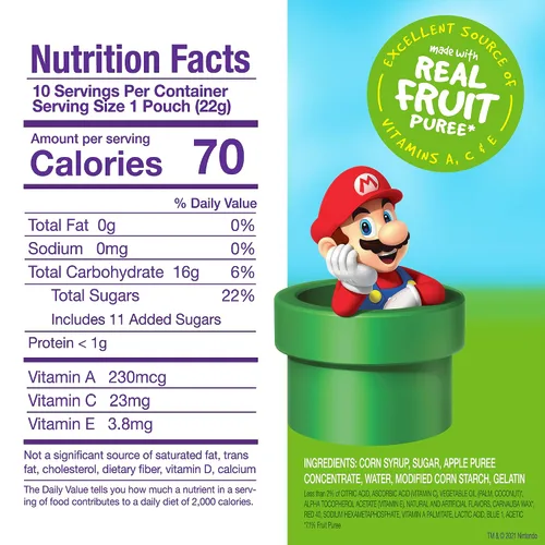 Vista 5 de Funables Snacks de frutas, Super Mario, 10