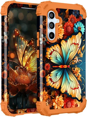 Vista 127 de Hocase Funda para Galaxy A37 5G, protección resistente a prueba de golpes, parachoques de goma de silicona suave+funda protectora híbrida