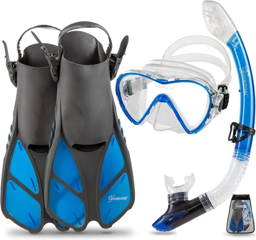 Vista 10 de Seavenger Conjunto de Snorkel Aviator con Bolsa de Equipo