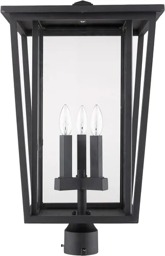 Vista 6 de Z-Lite 571PHXLR-ORB - Accesorio de montaje de poste para exteriores de 3 luces, bronce aceitado