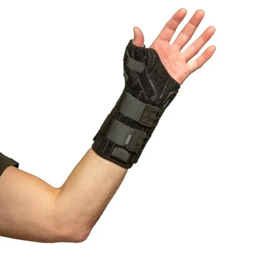 Vista 4 de Hely & Weber Titan Thumb Orthosis, soporte personalizable, negro, mano izquierda