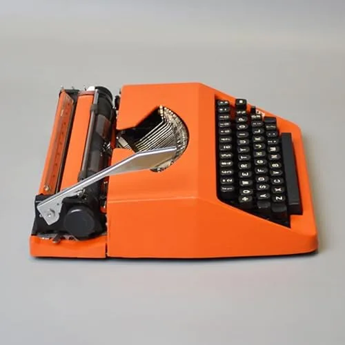 Vista 7 de Máquina de escribir manual portátil vintage, máquina de escritura de estilo retro, para escritores, herramienta de escritura creativa, diseño