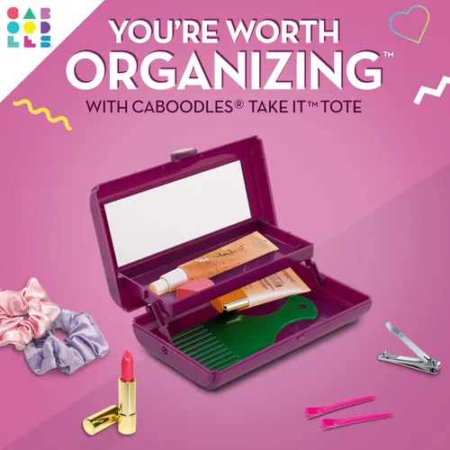Vista 2 de Estuche Caboodles Take-It Tote Violeta